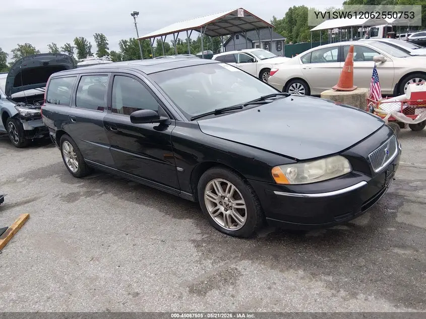 2006 Volvo V70 2.4 VIN: YV1SW612062550753 Lot: 45067505