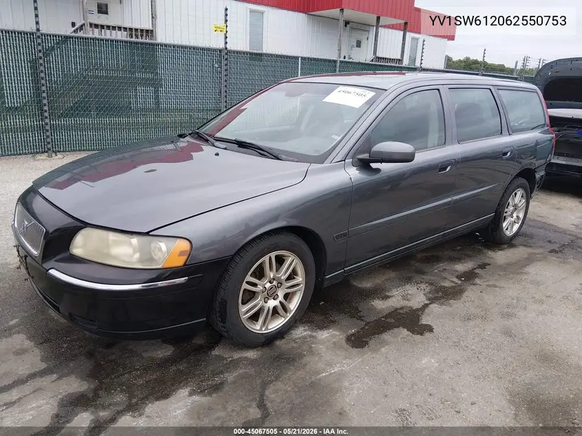 2006 Volvo V70 2.4 VIN: YV1SW612062550753 Lot: 45067505