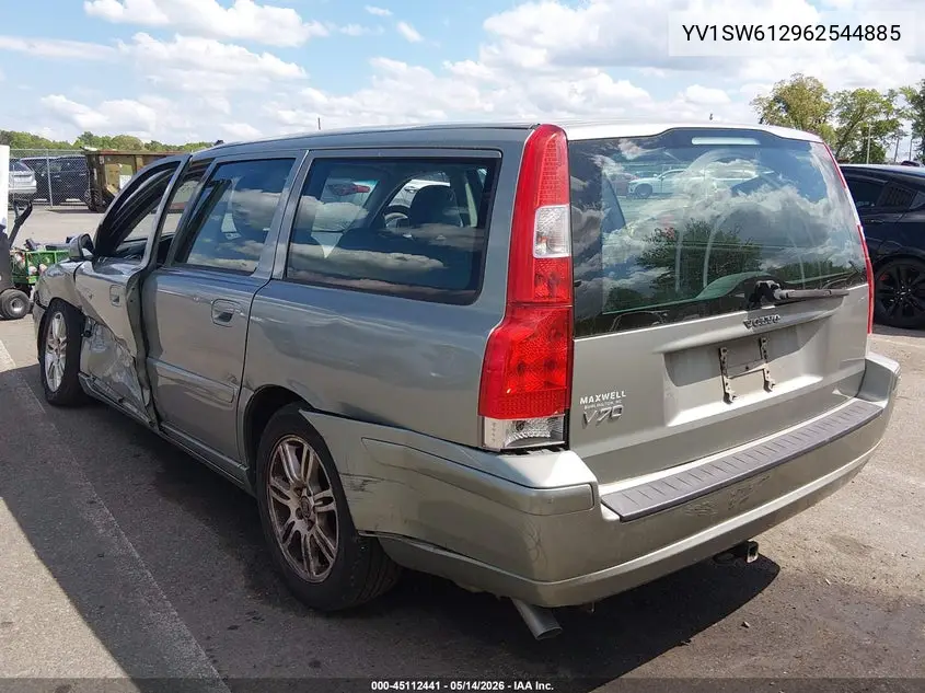2006 Volvo V70 2.4 VIN: YV1SW612962544885 Lot: 45112441