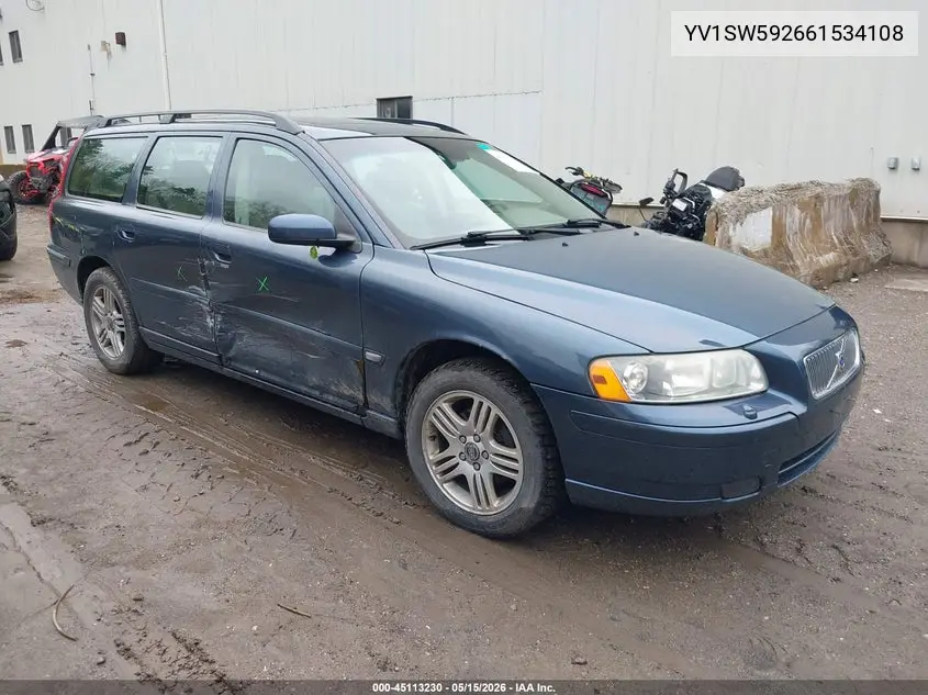 2006 Volvo V70 2.5T VIN: YV1SW592661534108 Lot: 45113230