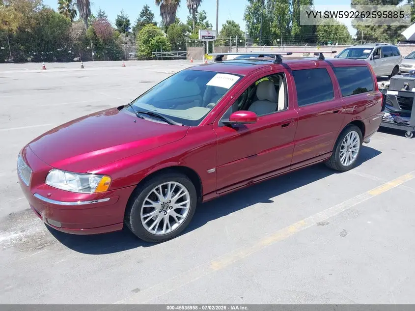 2006 Volvo V70 2.5T VIN: YV1SW592262595885 Lot: 45535958