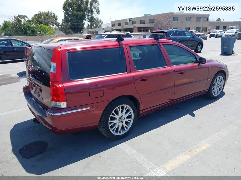 2006 Volvo V70 2.5T VIN: YV1SW592262595885 Lot: 45535958