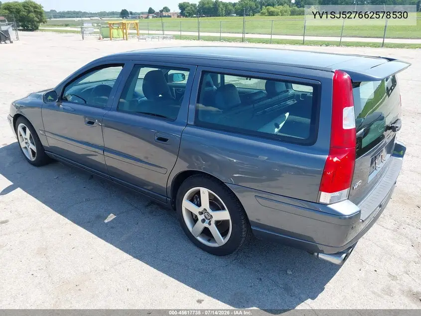 2006 Volvo V70 R VIN: YV1SJ527662578530 Lot: 45617735