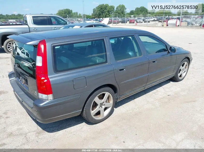 2006 Volvo V70 R VIN: YV1SJ527662578530 Lot: 45617735
