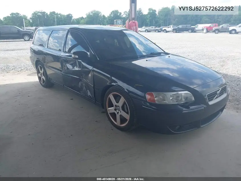 2007 Volvo V70 R VIN: YV1SJ527572622292 Lot: 45149028