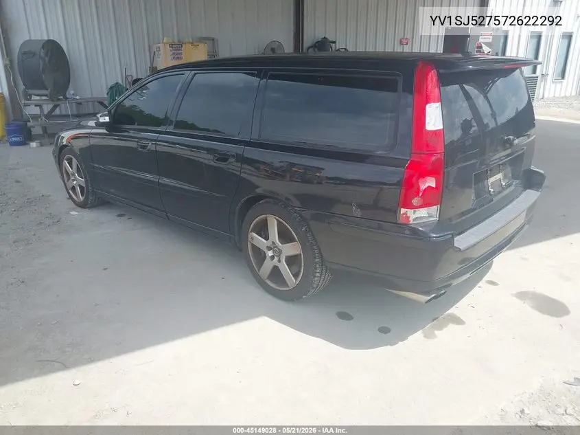 2007 Volvo V70 R VIN: YV1SJ527572622292 Lot: 45149028