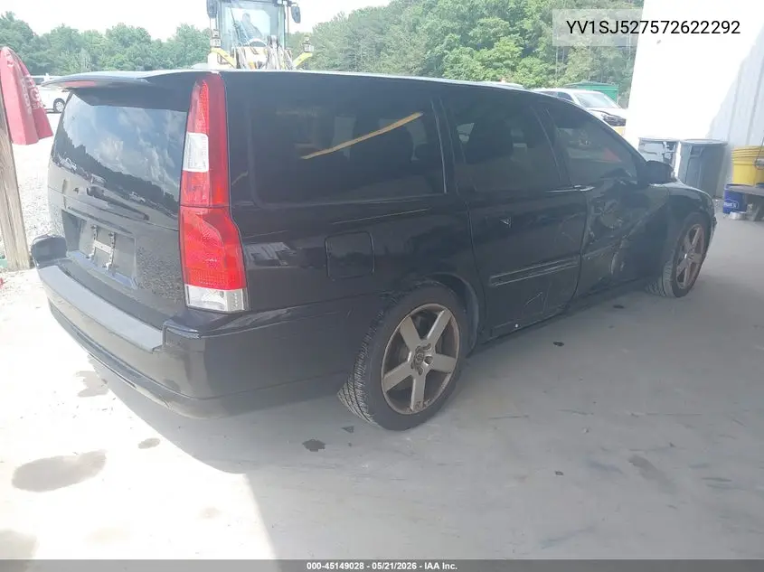 2007 Volvo V70 R VIN: YV1SJ527572622292 Lot: 45149028