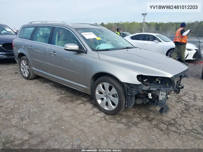 2008 Volvo V70 3.2 VIN: YV1BW982481012203 Lot: 44640389