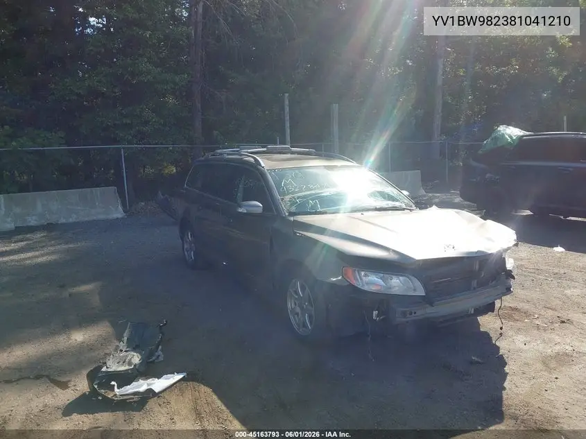 2008 Volvo V70 3.2 VIN: YV1BW982381041210 Lot: 45163793