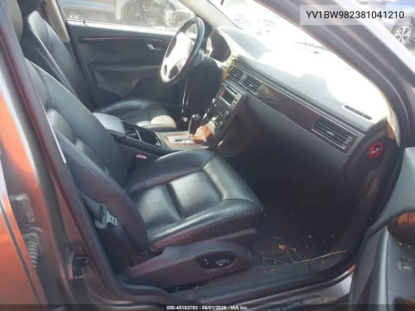2008 Volvo V70 3.2 VIN: YV1BW982381041210 Lot: 45163793
