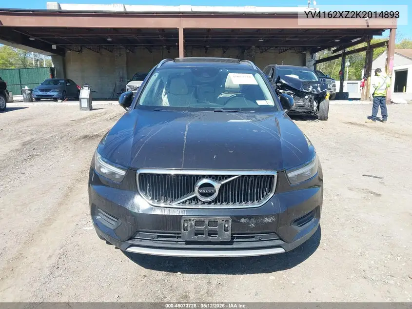 2019 Volvo Xc40 T5 Momentum/T5 R-Design VIN: YV4162XZ2K2014893 Lot: 45073728