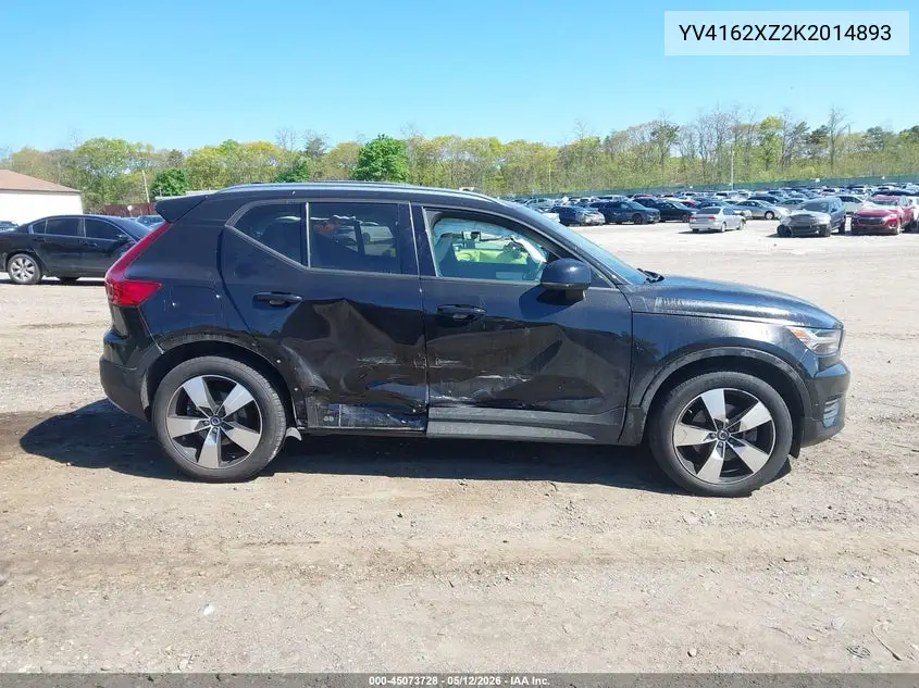 2019 Volvo Xc40 T5 Momentum/T5 R-Design VIN: YV4162XZ2K2014893 Lot: 45073728