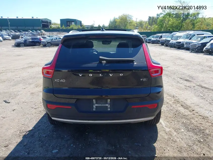 2019 Volvo Xc40 T5 Momentum/T5 R-Design VIN: YV4162XZ2K2014893 Lot: 45073728
