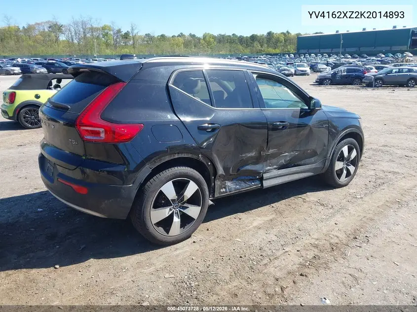 2019 Volvo Xc40 T5 Momentum/T5 R-Design VIN: YV4162XZ2K2014893 Lot: 45073728