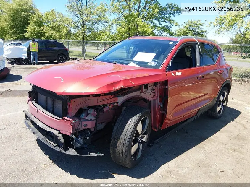 2019 Volvo Xc40 T5 Momentum VIN: YV4162UKXK2056235 Lot: 45093710