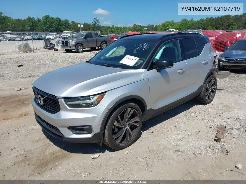 2019 Volvo Xc40 T5 R-Design VIN: YV4162UM1K2107719 Lot: 45146443