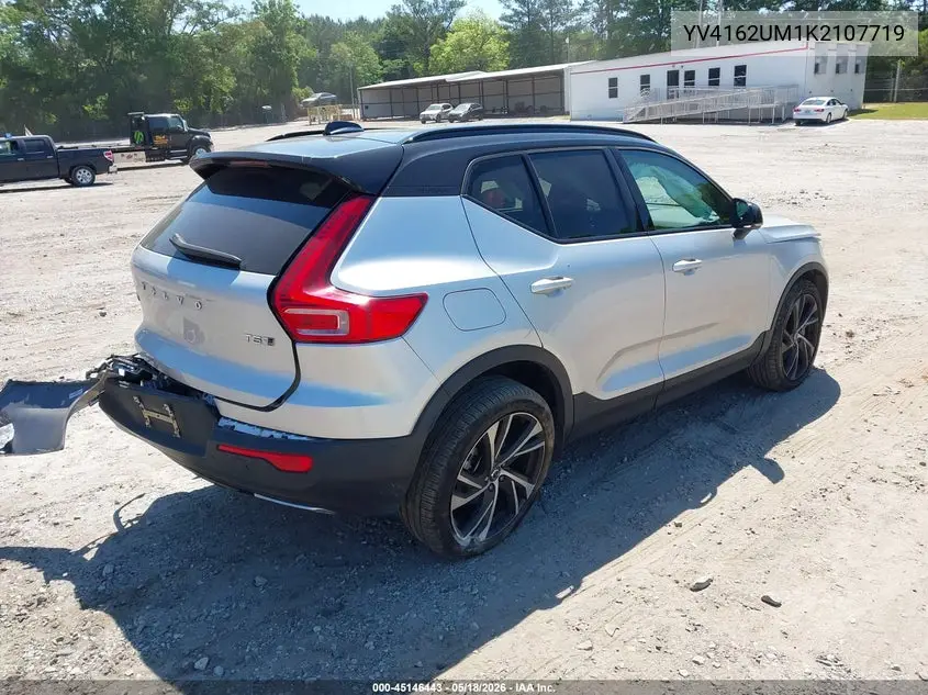 2019 Volvo Xc40 T5 R-Design VIN: YV4162UM1K2107719 Lot: 45146443