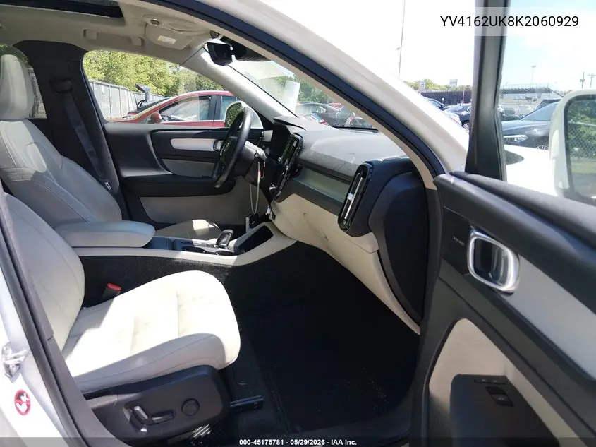 2019 Volvo Xc40 T5 Momentum VIN: YV4162UK8K2060929 Lot: 45175781