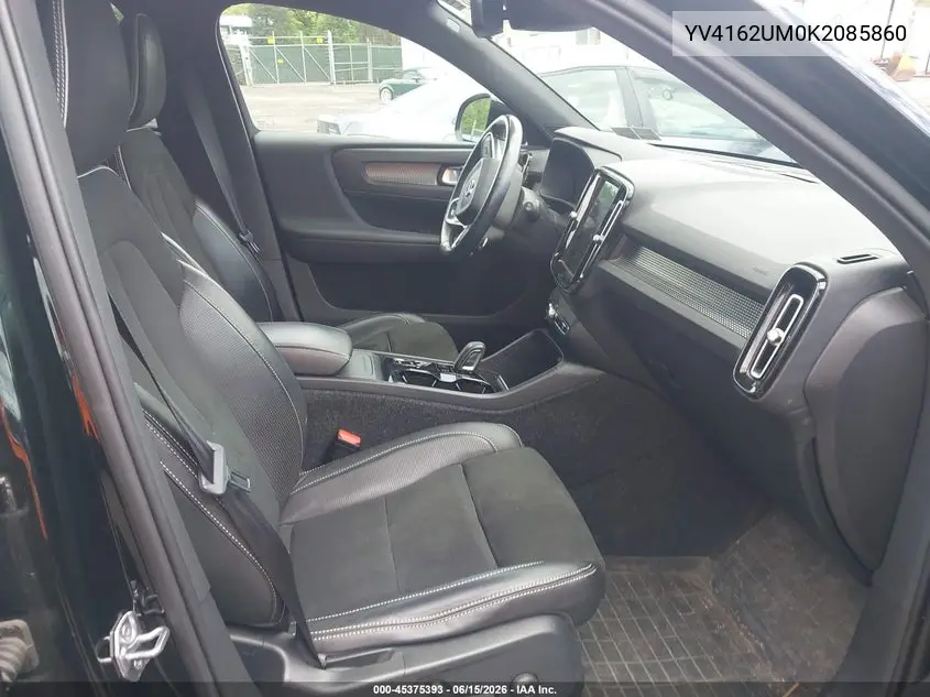 2019 Volvo Xc40 T5 R-Design VIN: YV4162UM0K2085860 Lot: 45375393