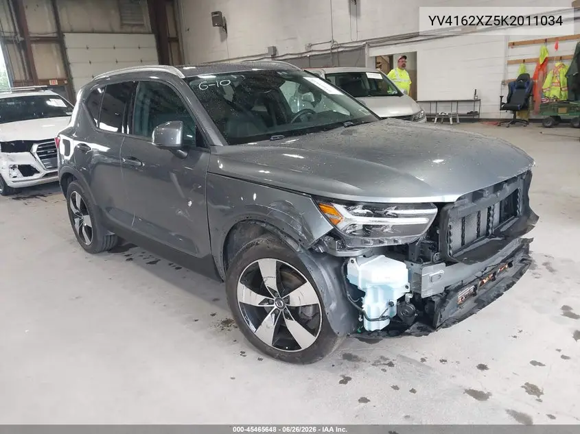 2019 Volvo Xc40 T5 Momentum/T5 R-Design VIN: YV4162XZ5K2011034 Lot: 45465648