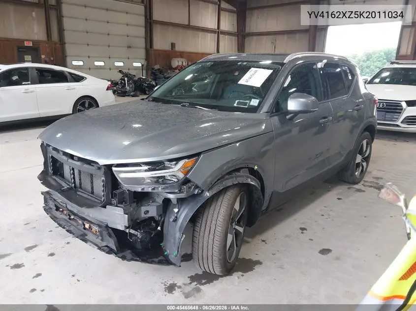 2019 Volvo Xc40 T5 Momentum/T5 R-Design VIN: YV4162XZ5K2011034 Lot: 45465648