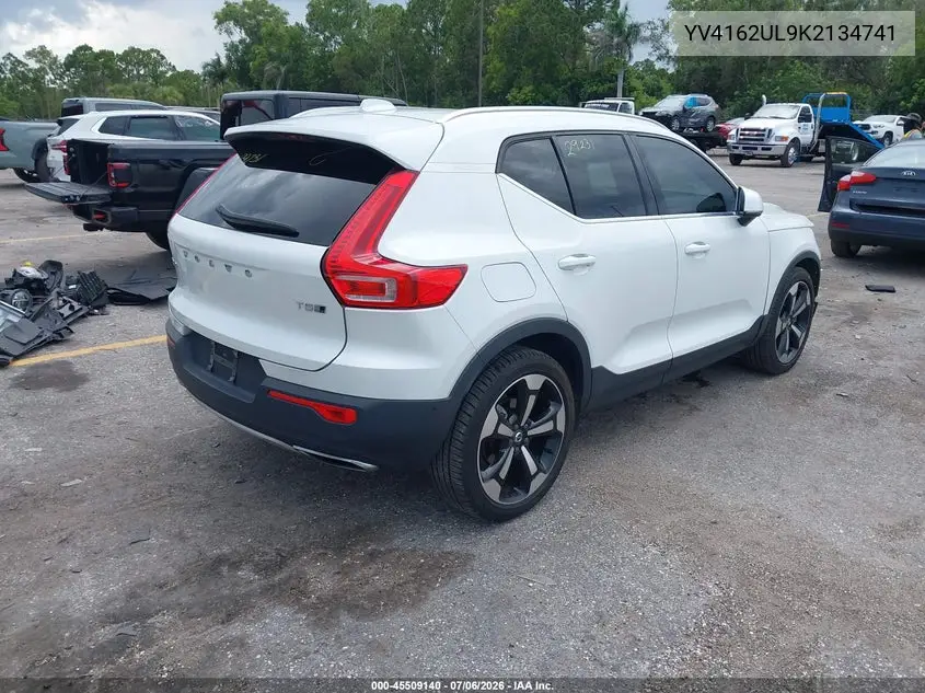 2019 Volvo Xc40 T5 Inscription VIN: YV4162UL9K2134741 Lot: 45509140