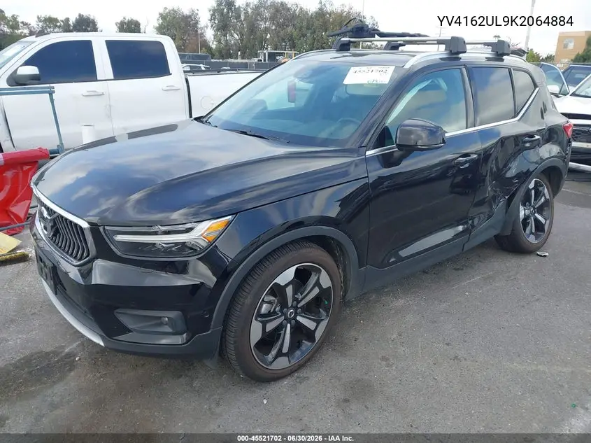 2019 Volvo Xc40 T5 Inscription VIN: YV4162UL9K2064884 Lot: 45521702