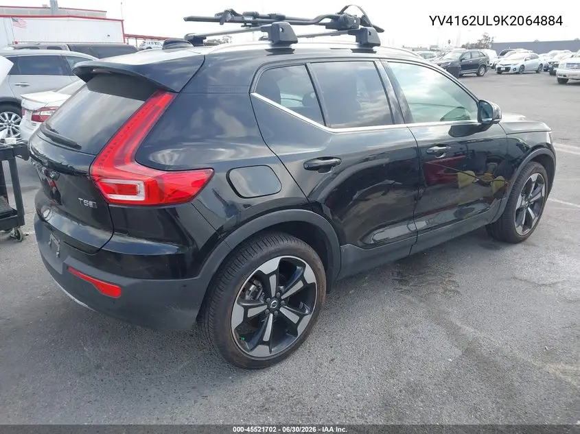 2019 Volvo Xc40 T5 Inscription VIN: YV4162UL9K2064884 Lot: 45521702