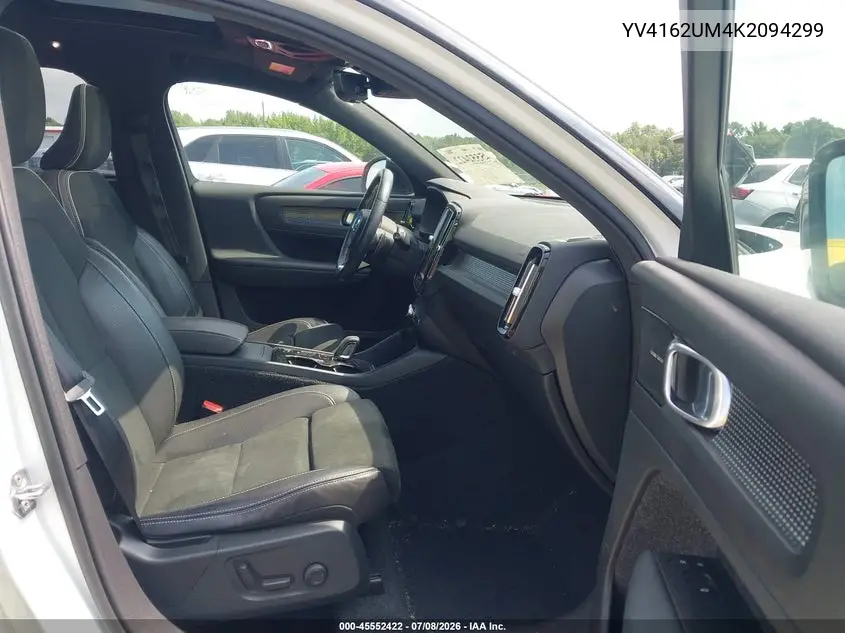 2019 Volvo Xc40 T5 R-Design VIN: YV4162UM4K2094299 Lot: 45552422