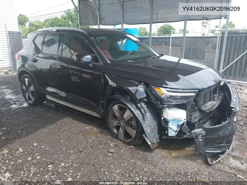 2019 Volvo Xc40 T5 Momentum VIN: YV4162UK0K2096209 Lot: 45553723