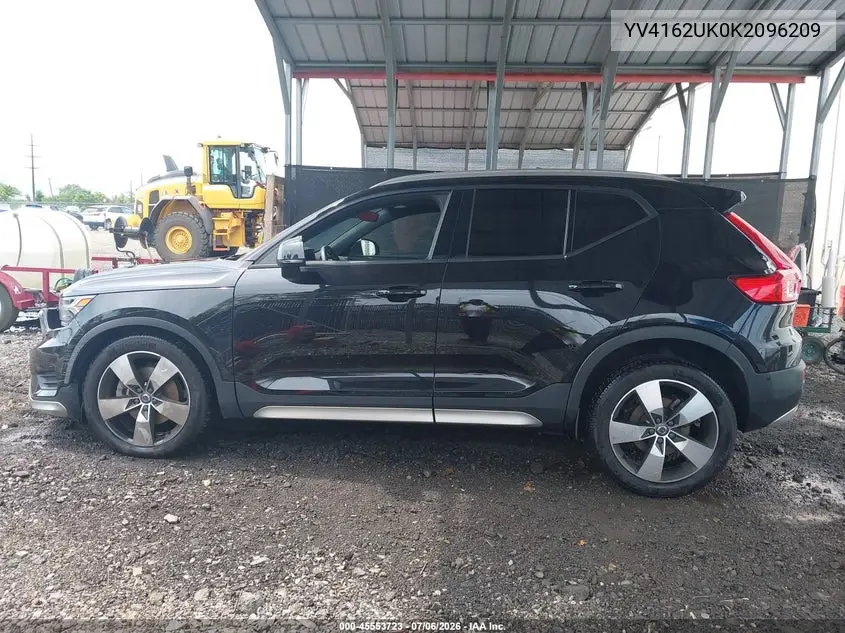 2019 Volvo Xc40 T5 Momentum VIN: YV4162UK0K2096209 Lot: 45553723