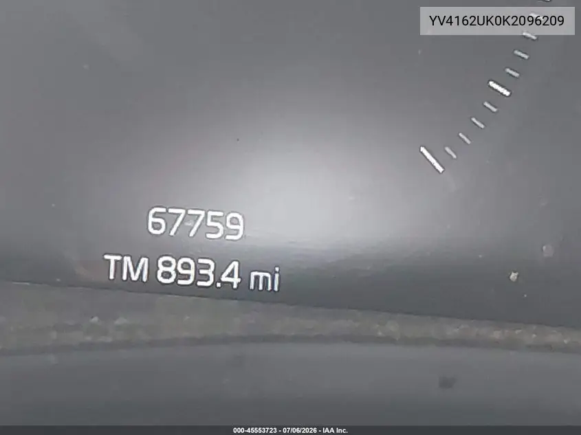 2019 Volvo Xc40 T5 Momentum VIN: YV4162UK0K2096209 Lot: 45553723