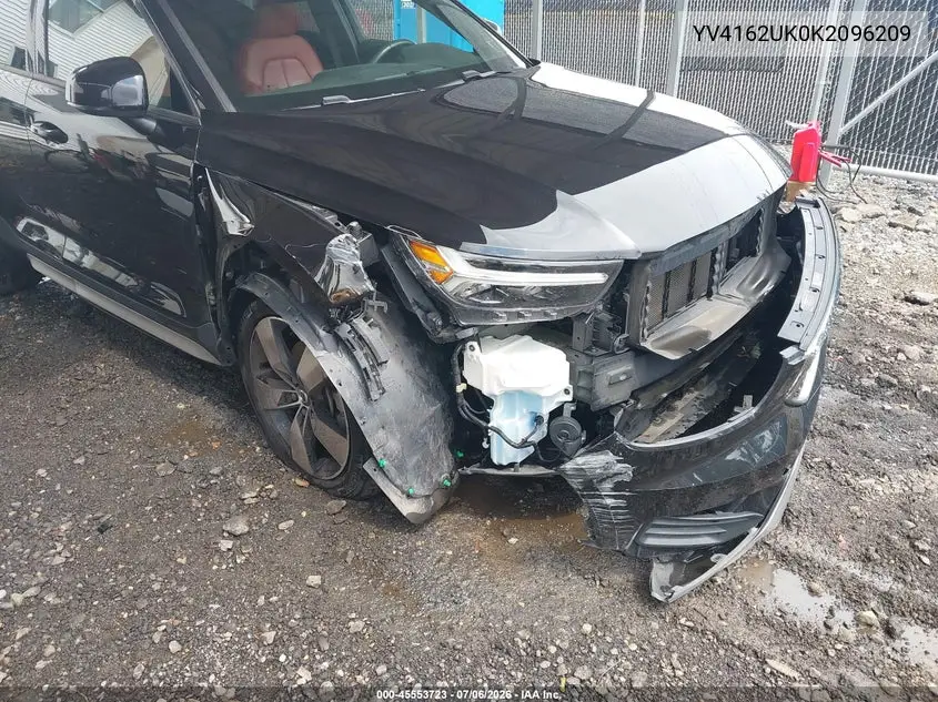 2019 Volvo Xc40 T5 Momentum VIN: YV4162UK0K2096209 Lot: 45553723