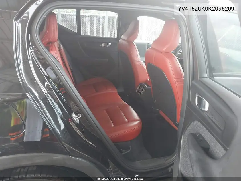 2019 Volvo Xc40 T5 Momentum VIN: YV4162UK0K2096209 Lot: 45553723