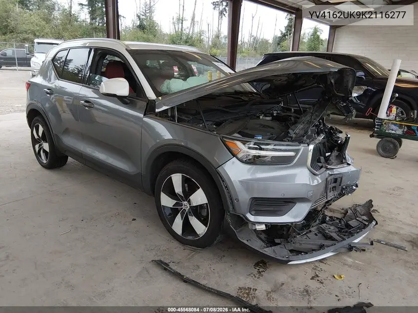 2019 Volvo Xc40 T5 Momentum VIN: YV4162UK9K2116277 Lot: 45568084