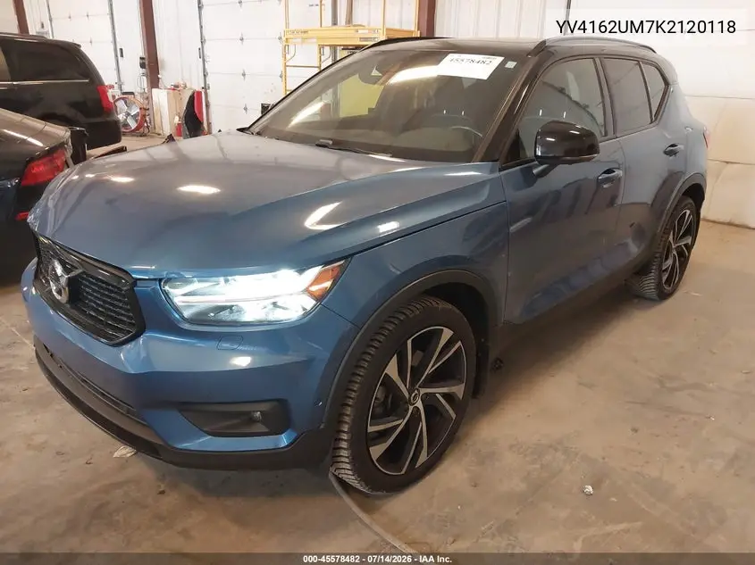 2019 Volvo Xc40 T5 R-Design VIN: YV4162UM7K2120118 Lot: 45578482