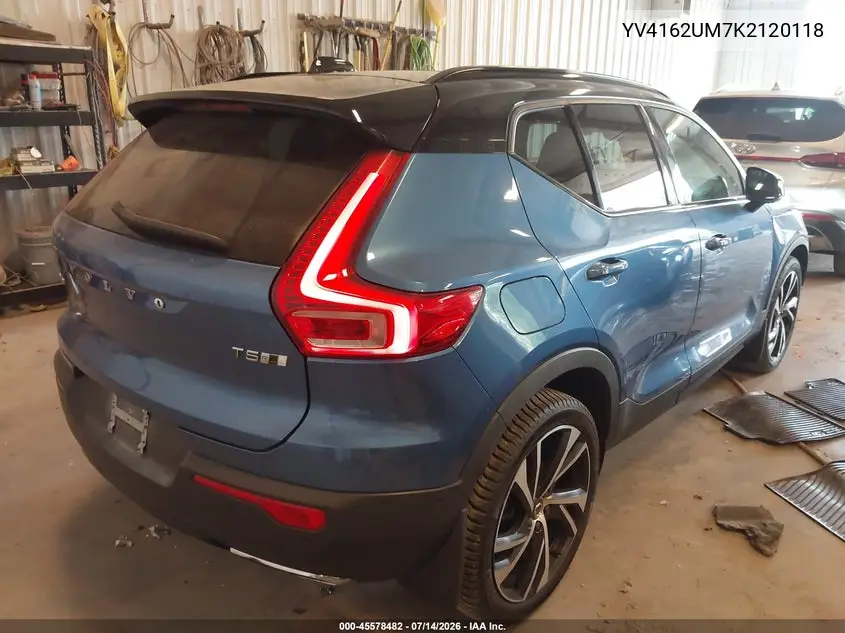 2019 Volvo Xc40 T5 R-Design VIN: YV4162UM7K2120118 Lot: 45578482