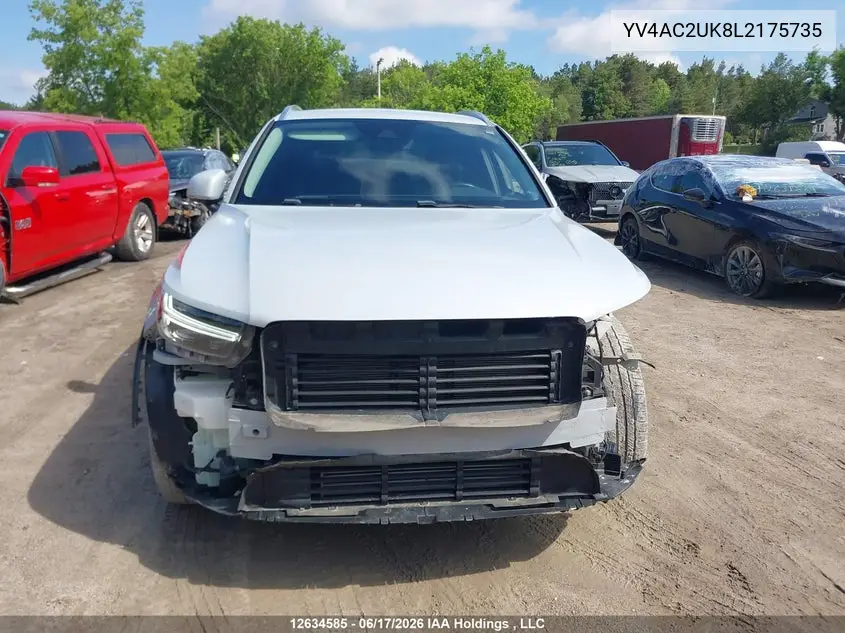 2020 Volvo Xc40 T4 Momentum VIN: YV4AC2UK8L2175735 Lot: 12634585
