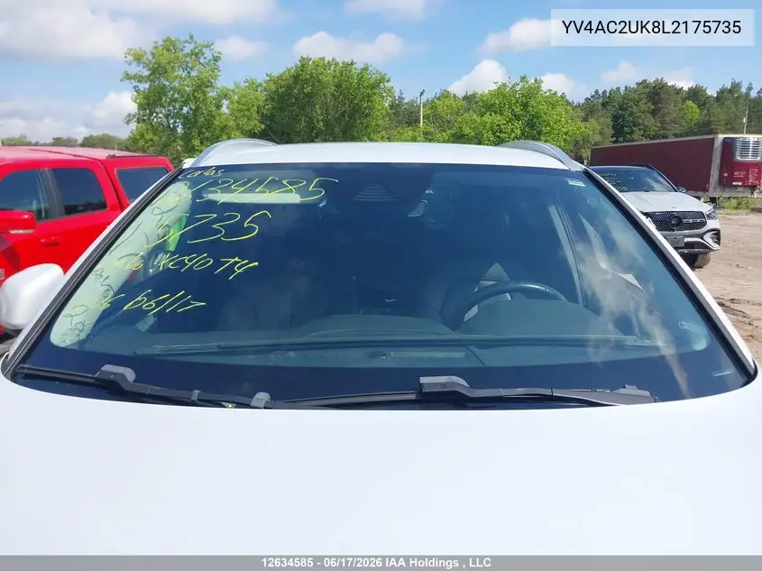2020 Volvo Xc40 T4 Momentum VIN: YV4AC2UK8L2175735 Lot: 12634585