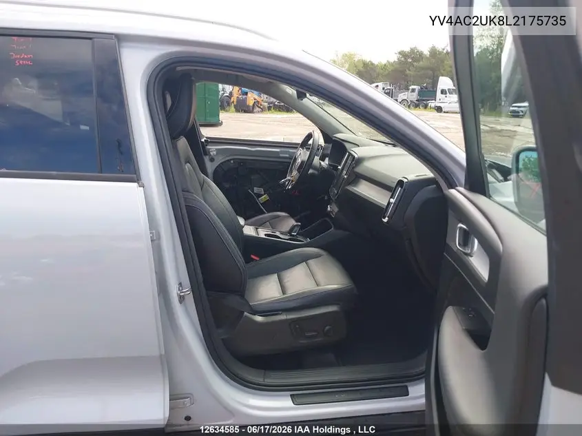 2020 Volvo Xc40 T4 Momentum VIN: YV4AC2UK8L2175735 Lot: 12634585