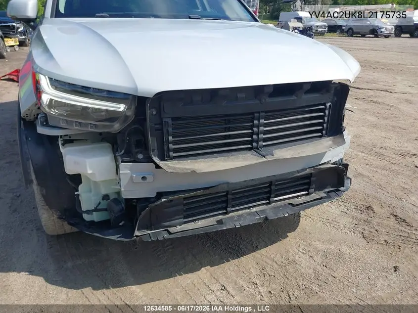 2020 Volvo Xc40 T4 Momentum VIN: YV4AC2UK8L2175735 Lot: 12634585