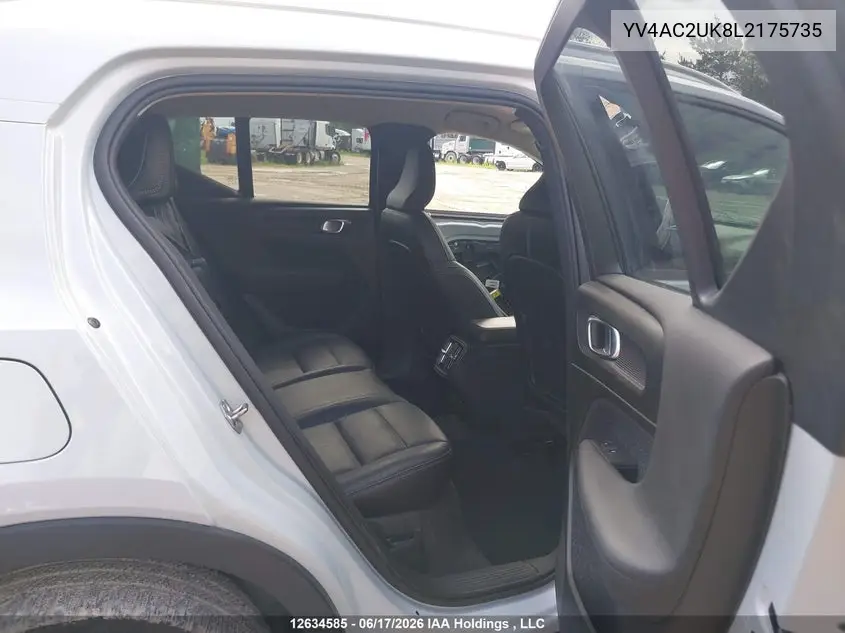 2020 Volvo Xc40 T4 Momentum VIN: YV4AC2UK8L2175735 Lot: 12634585