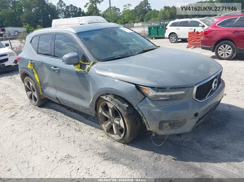 2020 Volvo Xc40 T5 Momentum VIN: YV4162UK9L2271946 Lot: 44937389