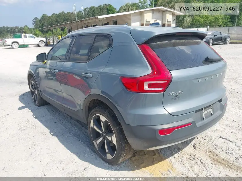 2020 Volvo Xc40 T5 Momentum VIN: YV4162UK9L2271946 Lot: 44937389