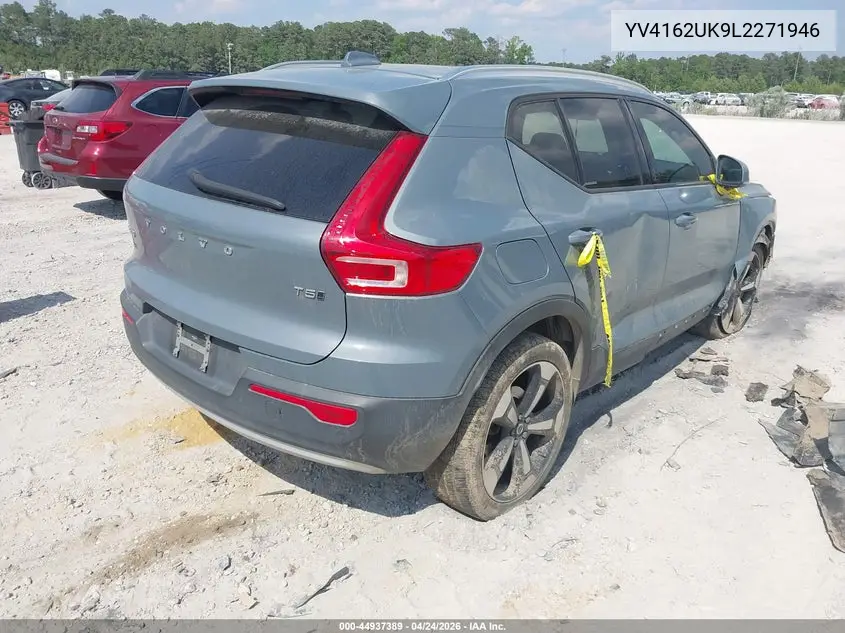 2020 Volvo Xc40 T5 Momentum VIN: YV4162UK9L2271946 Lot: 44937389