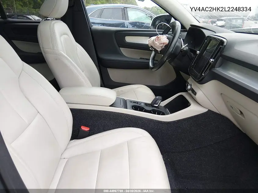 2020 Volvo Xc40 T4 Momentum VIN: YV4AC2HK2L2248334 Lot: 44967788