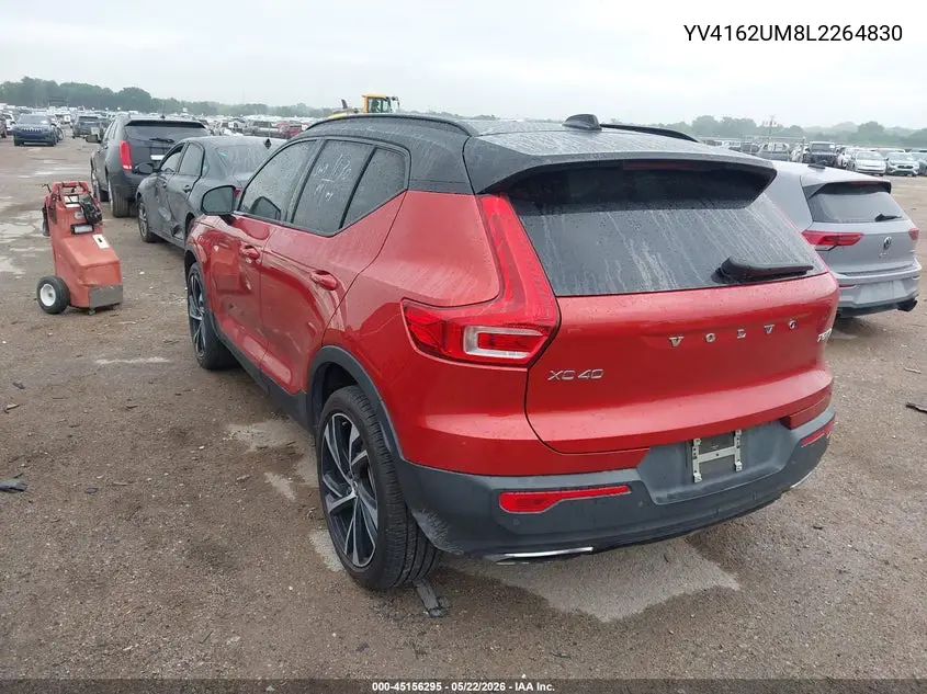 2020 Volvo Xc40 T5 R-Design VIN: YV4162UM8L2264830 Lot: 45156295