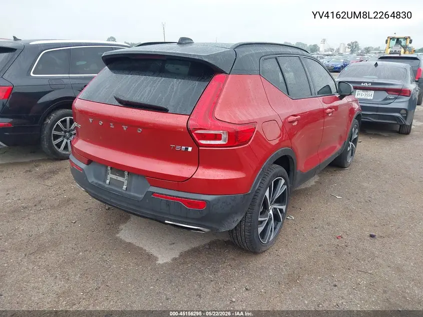 2020 Volvo Xc40 T5 R-Design VIN: YV4162UM8L2264830 Lot: 45156295