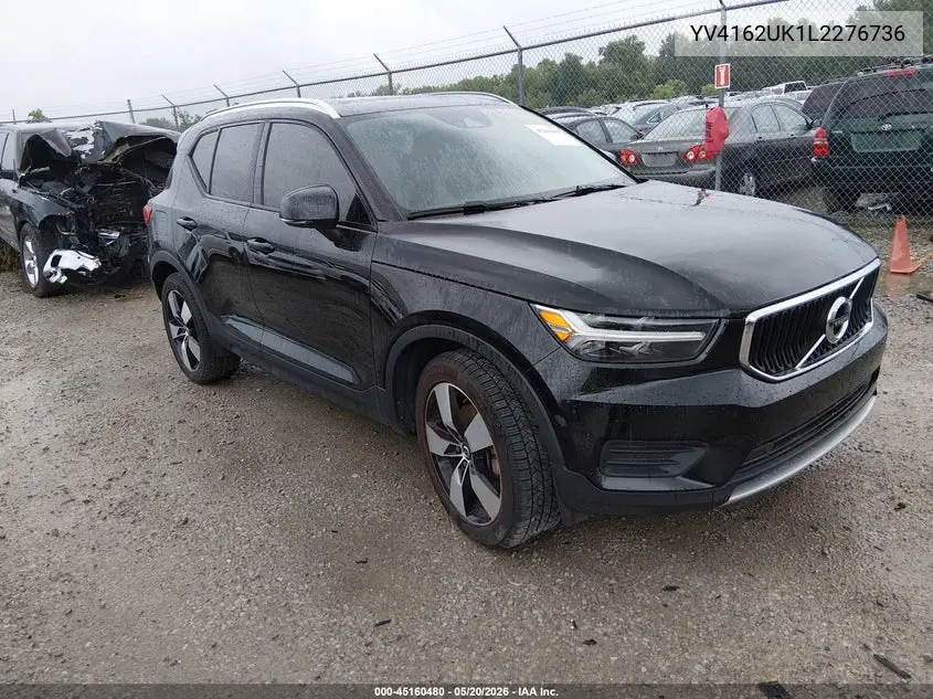 2020 Volvo Xc40 T5 Momentum VIN: YV4162UK1L2276736 Lot: 45160480