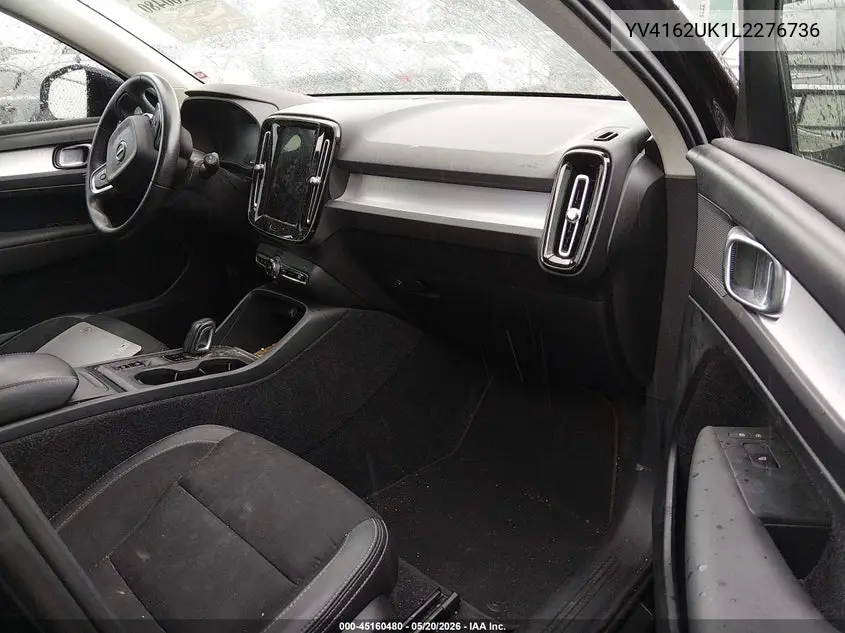 2020 Volvo Xc40 T5 Momentum VIN: YV4162UK1L2276736 Lot: 45160480